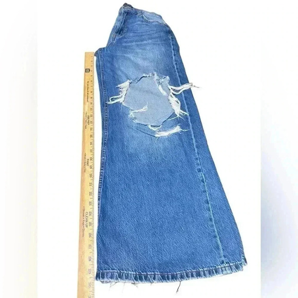 Aeropostale high rise super wide leg 8 REG - Picture 7 of 10